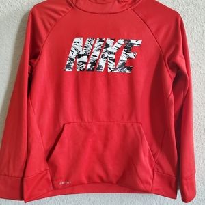 Boys L dri- fit nike hoodie